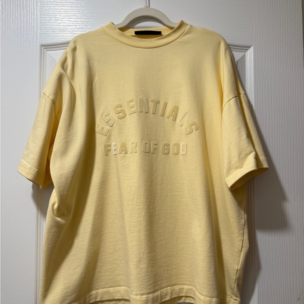 Fear of God Essentials Soft Yellow Tee